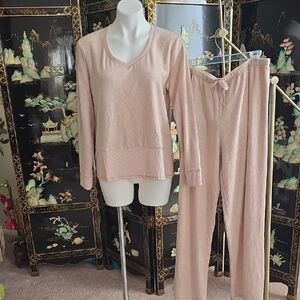 Elegant Beige Women's Pajama Set